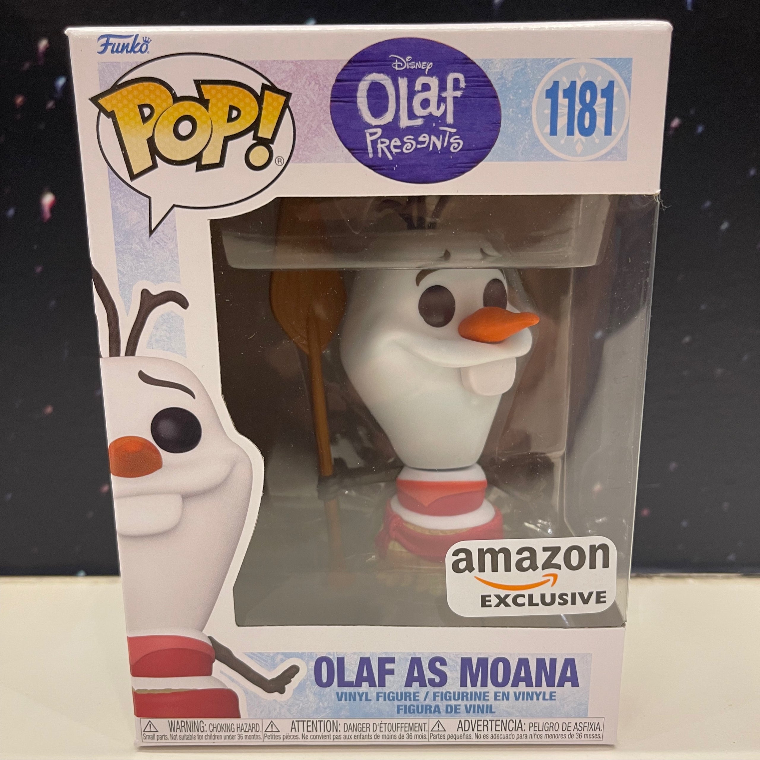 Funko Pop! Dinsey Frozen Olaf Presents Olaf as Moana 1181 Vinyl Figure  Bobble-Head
