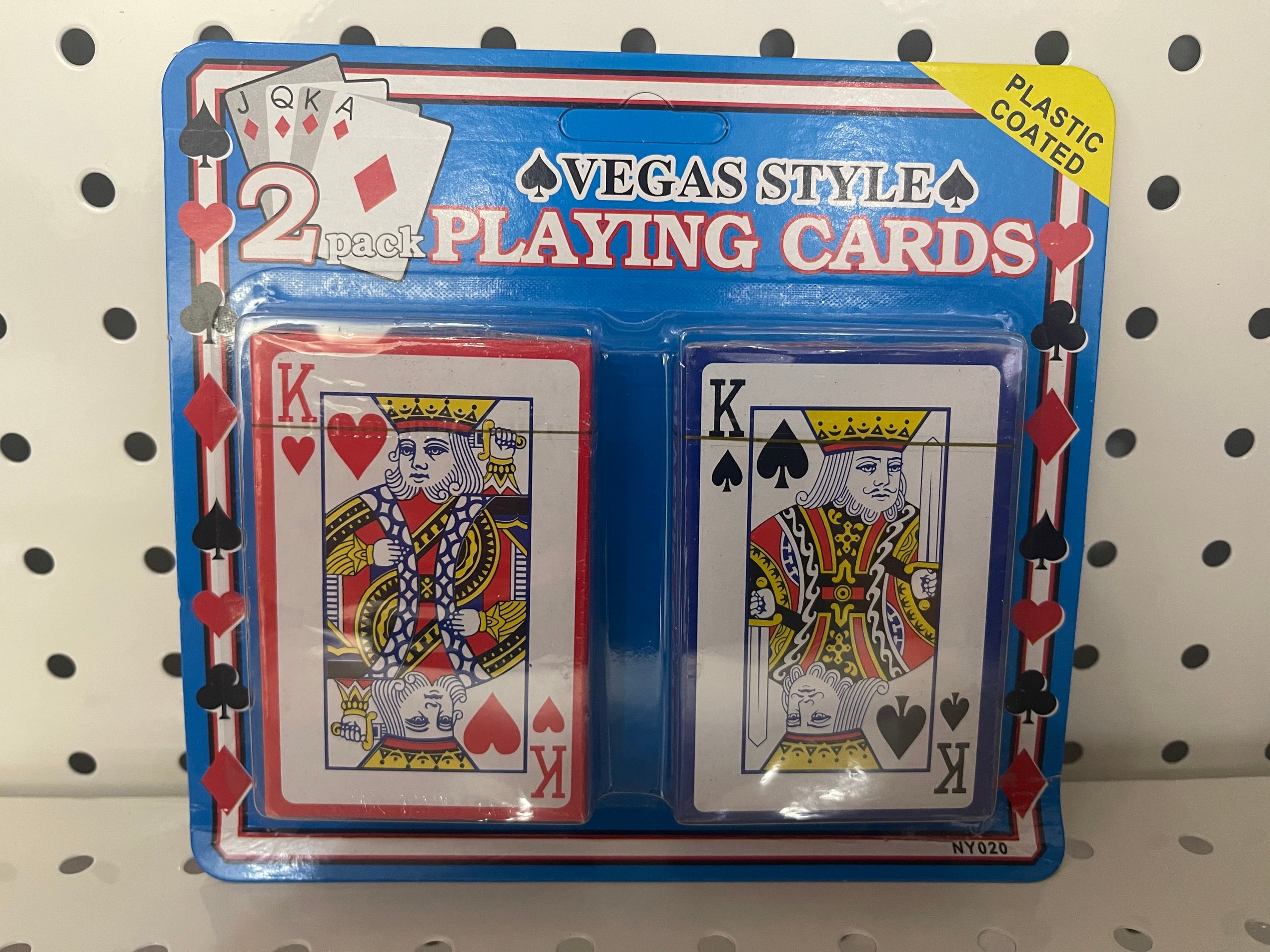 Games, Playing Cards Vegas Style Plastic Coated